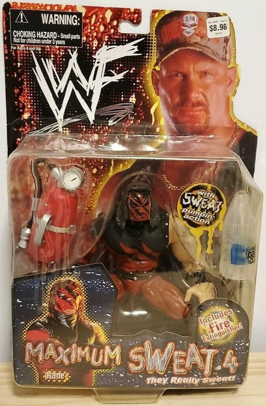 1999 WWF Jakks Pacific Maximum Sweat Series 4 Kane