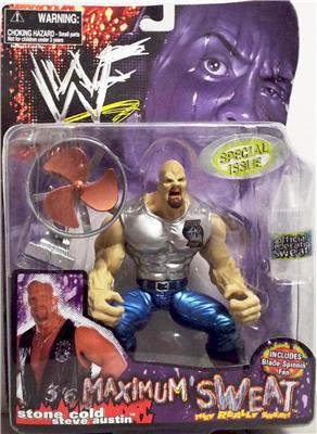 1999 WWF Jakks Pacific Maximum Sweat Special Issue Stone Cold Steve Austin