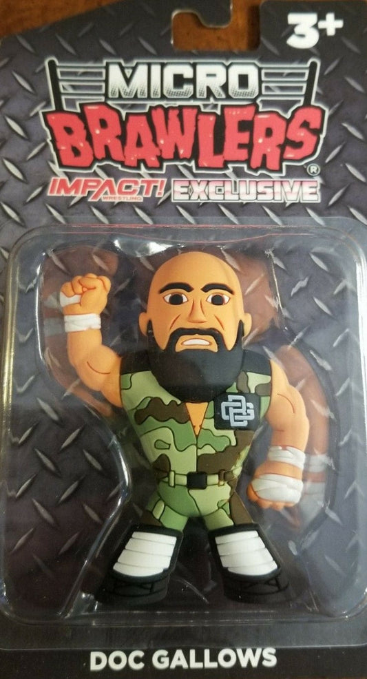 2021 Pro Wrestling Tees Impact! Wrestling Exclusive Micro Brawlers Series 1 Doc Gallows