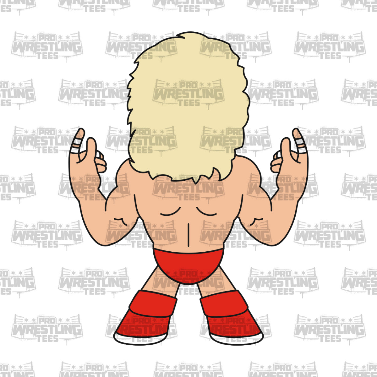 2022 Pro Wrestling Tees Micro Brawlers Limited Edition Ric Flair [Bloody]