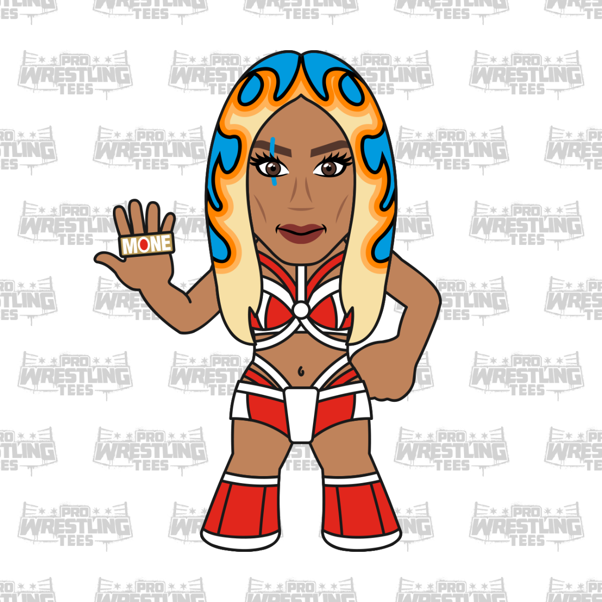 2023 Pro Wrestling Tees Limited Edition Micro Brawler Mercedes Moné