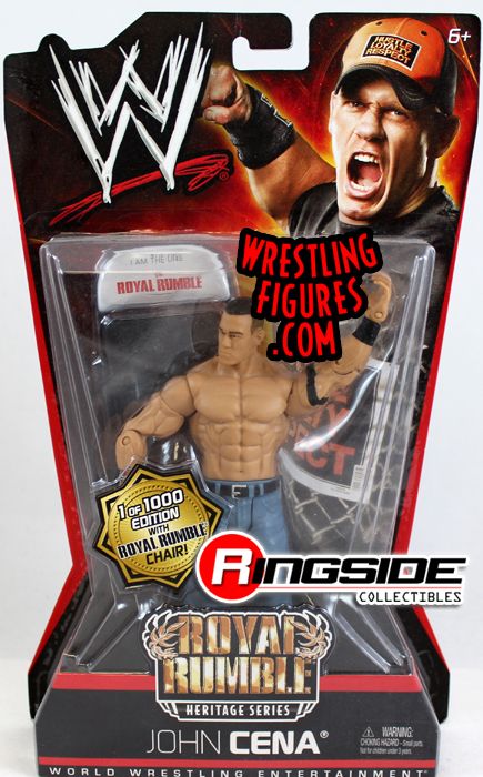 2010 WWE Mattel Basic Royal Rumble Heritage Series 2 John Cena [Chase]