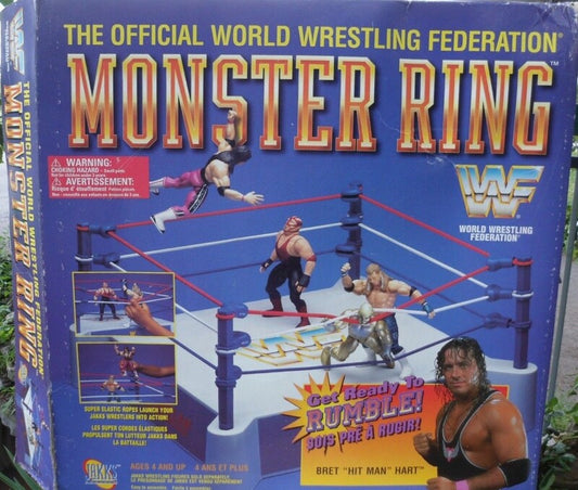 1997 WWF Jakks Pacific Monster Ring [With Bret "Hit Man" Hart on Box]