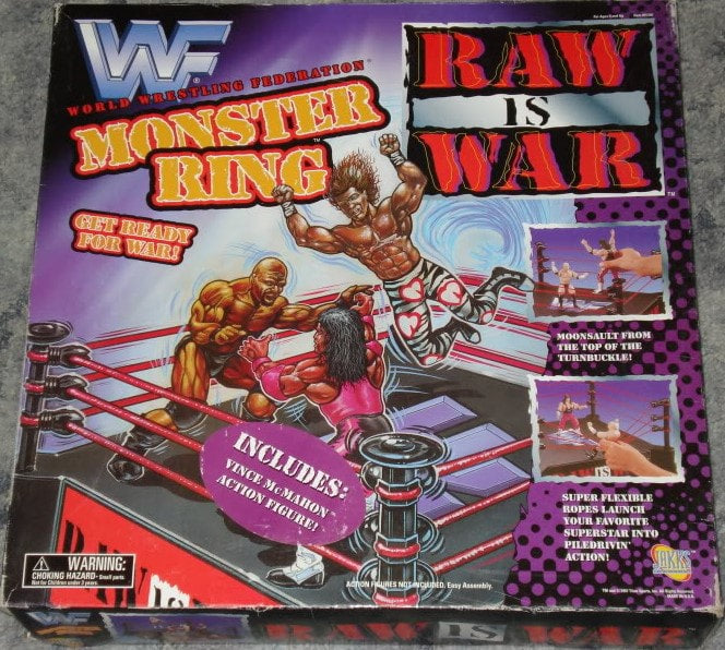 1999 WWF Jakks Pacific Raw is War Monster Ring [With Vince McMahon, Ex ...