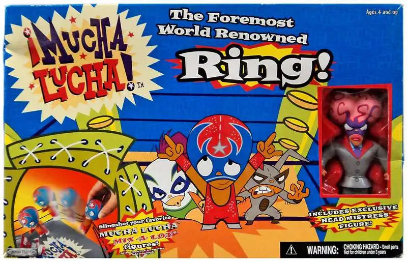 2003 Jakks Pacific Mucha Lucha The Foremost World Renowned Ring! [With Head Mistress]