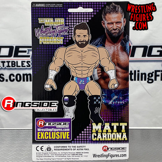 2022 Major Wrestling Figure Podcast Ringside Collectibles Exclusive Matt Cardona