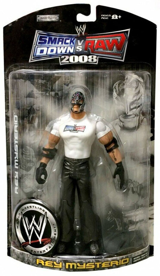 2008 WWE Jakks Pacific Carded SmackDown vs. Raw 2008 Exclusive Rey Mysterio