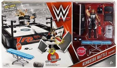 2016 WWE Mattel Basic Ringside Battle Playset [With Kevin Owens, Exclusive]