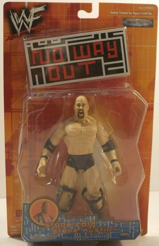 2000 WWF Jakks Pacific Titantron Live No Way Out Series 1 Stone Cold Steve Austin