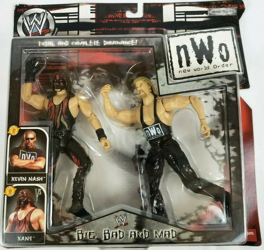 2002 WWE Jakks Pacific nWo R-3 Tech "Big, Bad and Mad": Kane vs. Kevin Nash