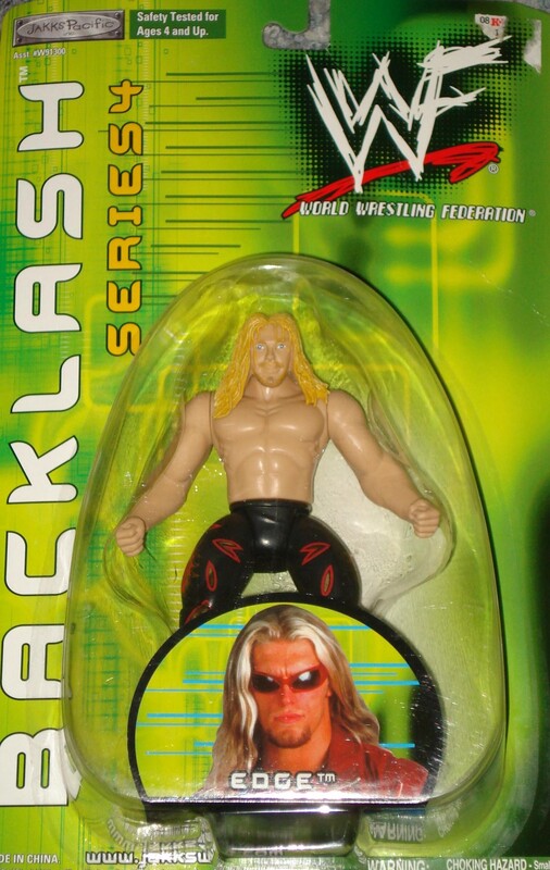 2001 WWF Jakks Pacific Backlash Series 4 Edge [Exclusive]