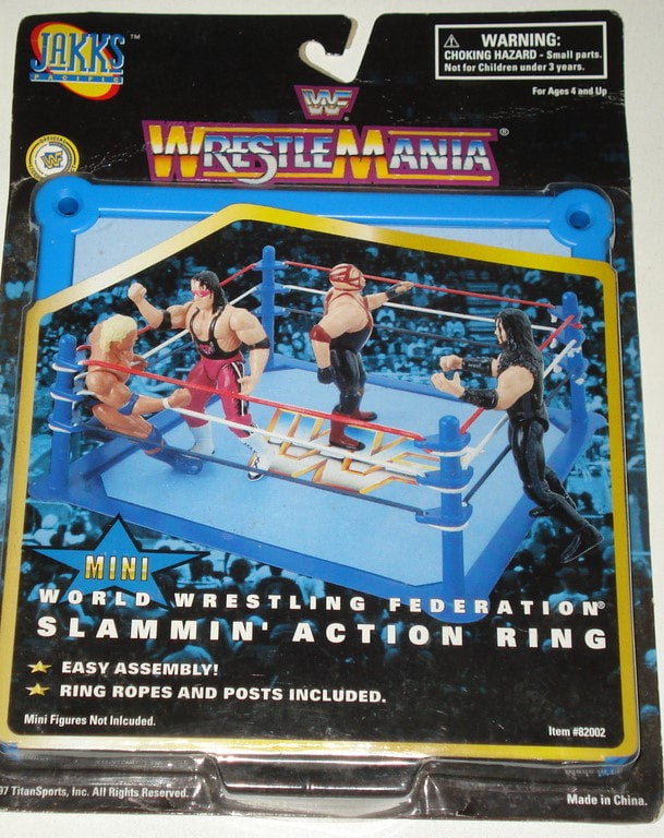 1997 WWF Jakks Pacific WrestleMania Mini Slammin' Action Ring