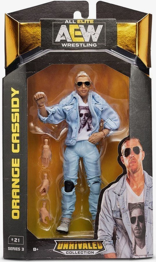 2021 AEW Jazwares Unrivaled Collection Series 3 #21 Orange Cassidy