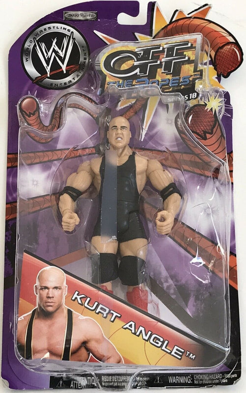 2006 WWE Jakks Pacific Ruthless Aggression Off the Ropes Series 10 Kurt Angle