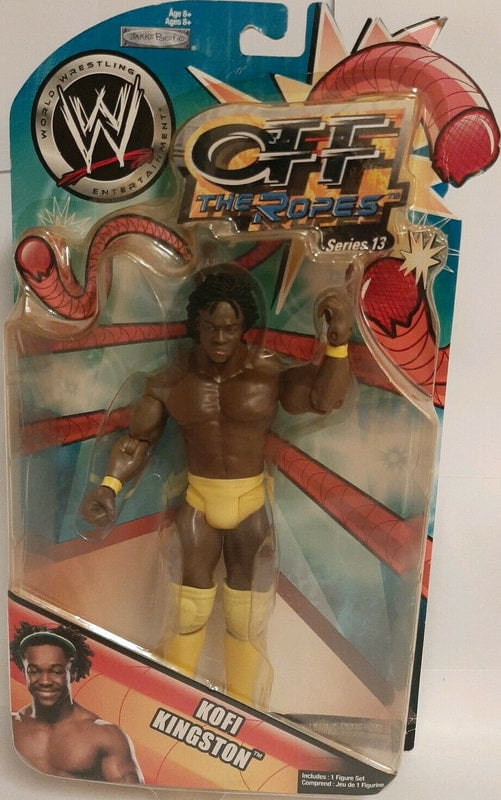 2009 WWE Jakks Pacific Ruthless Aggression Off the Ropes Series 13 Kofi Kingston