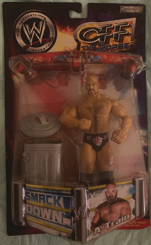 2003 WWE Jakks Pacific Ruthless Aggression Off the Ropes Series 6 A-Train