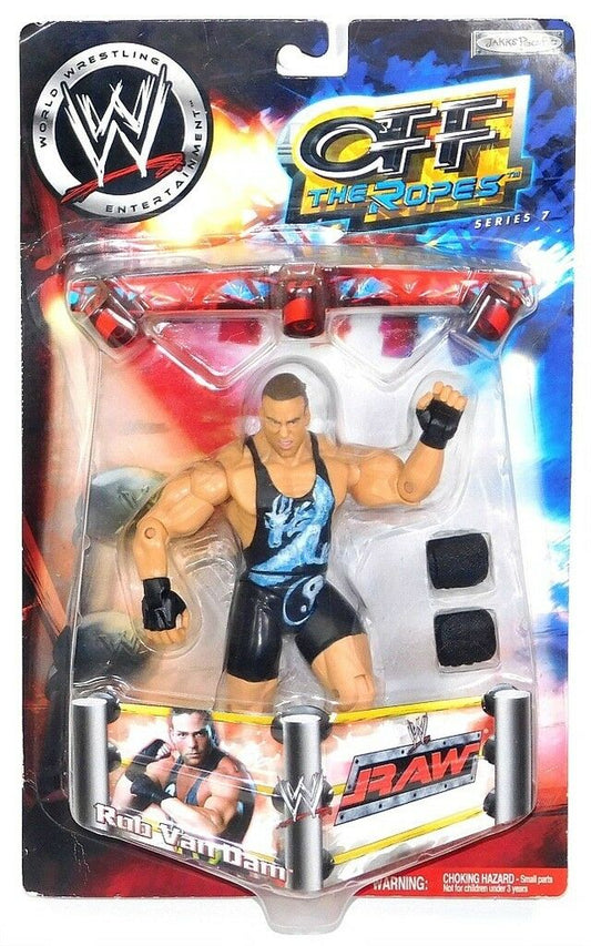 2004 WWE Jakks Pacific Ruthless Aggression Off the Ropes Series 7 Rob Van Dam