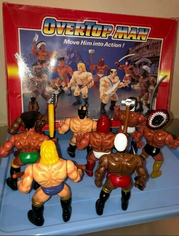 1992 T.T. Toys OverTop Man Complete Collection Box Set