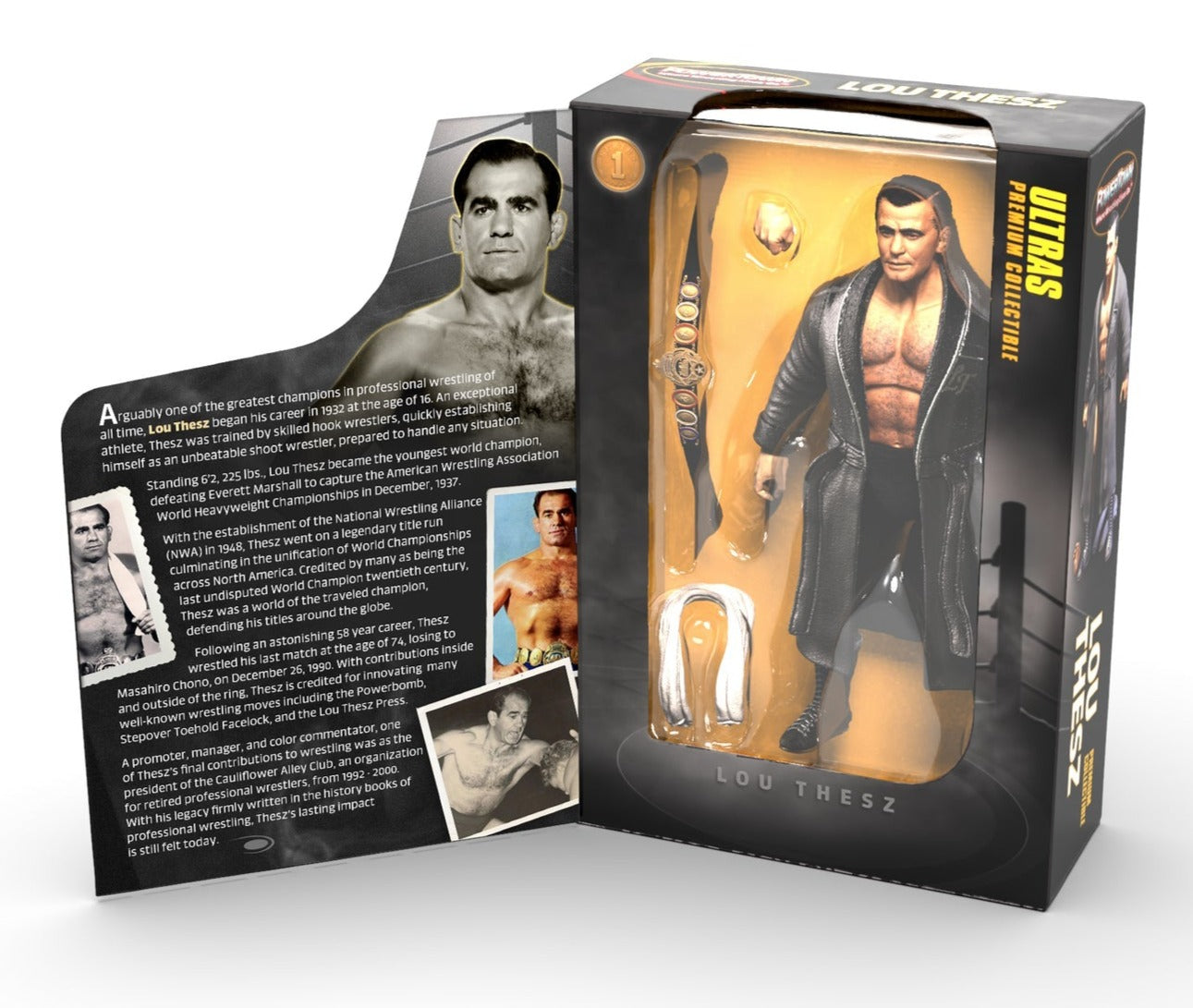 スポーツ・フィットネス ZERO ANTHOLOGY DVD BOXSET 2023 PowerTown Ultras Series 1 Lou Thesz – Wrestling Figure