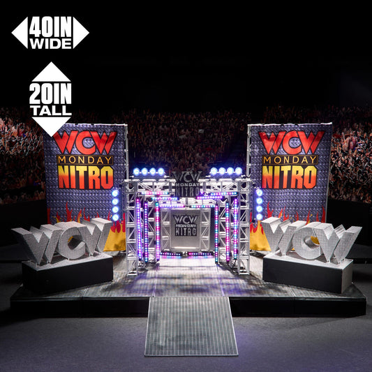 Unreleased WWE Mattel Creations Exclusive Ultimate Edition WCW Monday Nitro Entrance Stage