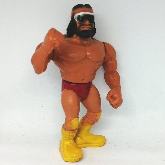 1991 Spanish Dollar Store Rubber WWF Hasbro Bootleg/Knockoff "Macho Man" Randy Savage [With Yellow Knee Pads & Boots]