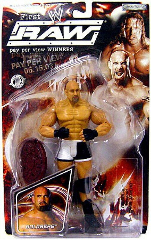 2003 WWE Jakks Pacific Ruthless Aggression Pay Per View Series 1 Goldberg
