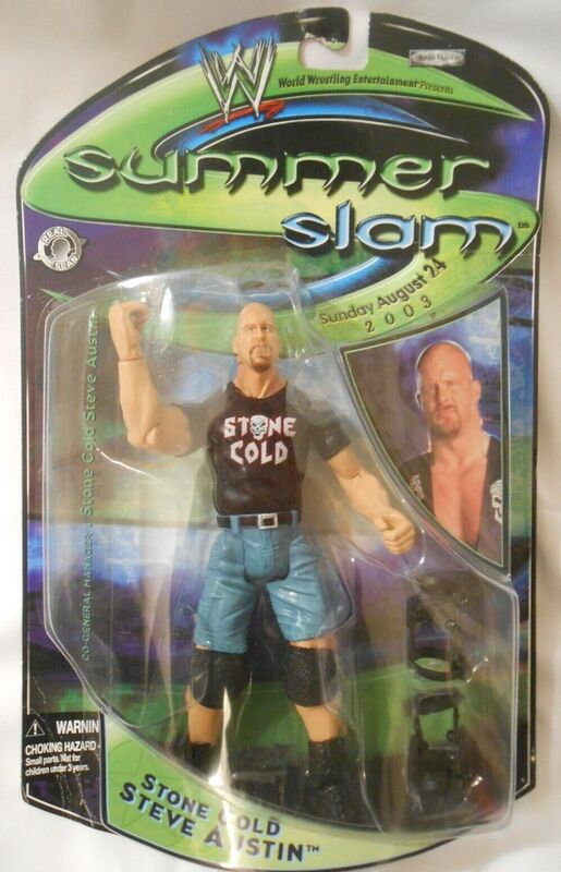 2003 WWE Jakks Pacific Ruthless Aggression Pay Per View Series 2 Stone Cold Steve Austin [With "Stone Cold" Shirt]