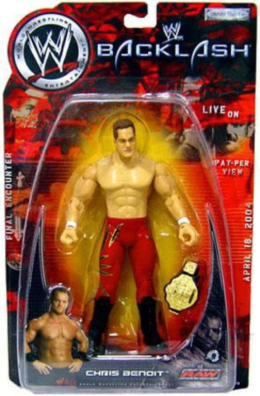 2004 WWE Jakks Pacific Ruthless Aggression Pay Per View Series 4 Chris Benoit