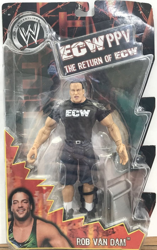 2005 WWE Jakks Pacific Ruthless Aggression Pay Per View Series 9 "The Return of ECW" Rob Van Dam