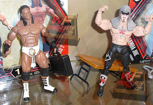 Unreleased TNA/Impact Wrestling Jakks Pacific Deluxe Impact! Booker T & Scott Steiner