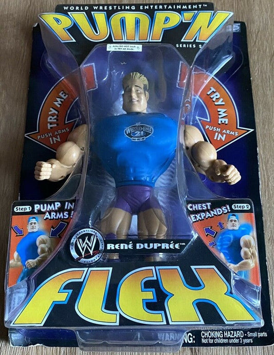 2005 WWE Jakks Pacific Pump 'N' Flex Series 2 Rene Dupree