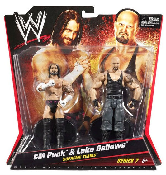 2010 WWE Mattel Basic Battle Packs Series 7 CM Punk & Luke Gallows
