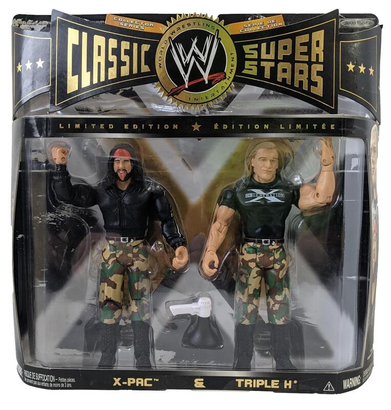 2009 WWE Jakks Pacific Classic Superstars 2-Packs Series 13 X-Pac & Triple H