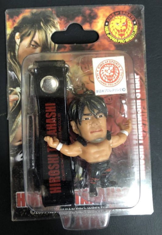 2009 NJPW CharaPro Hiroshi Tanahashi Mini Big Head Figure Strap