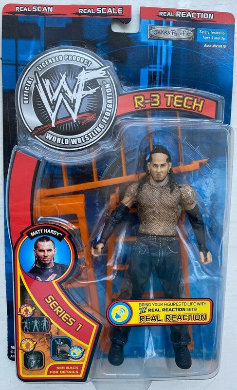 2002 WWF Jakks Pacific R-3 Tech Series 1 Matt Hardy