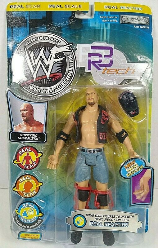 2002 WWF Jakks Pacific R-3 Tech Series 2 Stone Cold Steve Austin