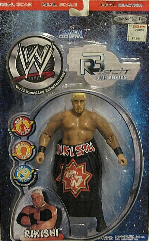 2002 WWE Jakks Pacific R-3 Tech Series 4 "Blue Bloods" Rikishi