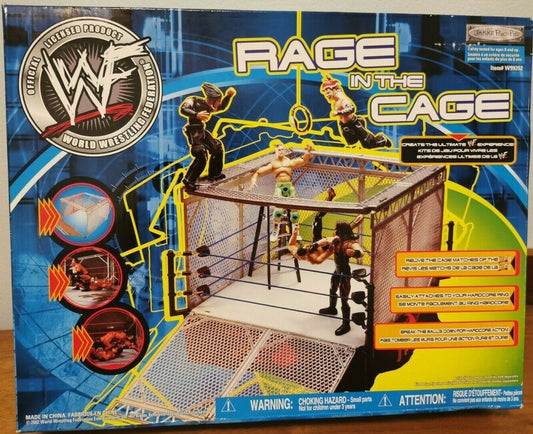 2001 WWE Jakks Pacific Titantron Live Rage In the Cage Playset