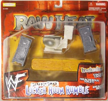 1999 WWF Jakks Pacific Grapple Gear Raw Heat: Locker Room Rumble