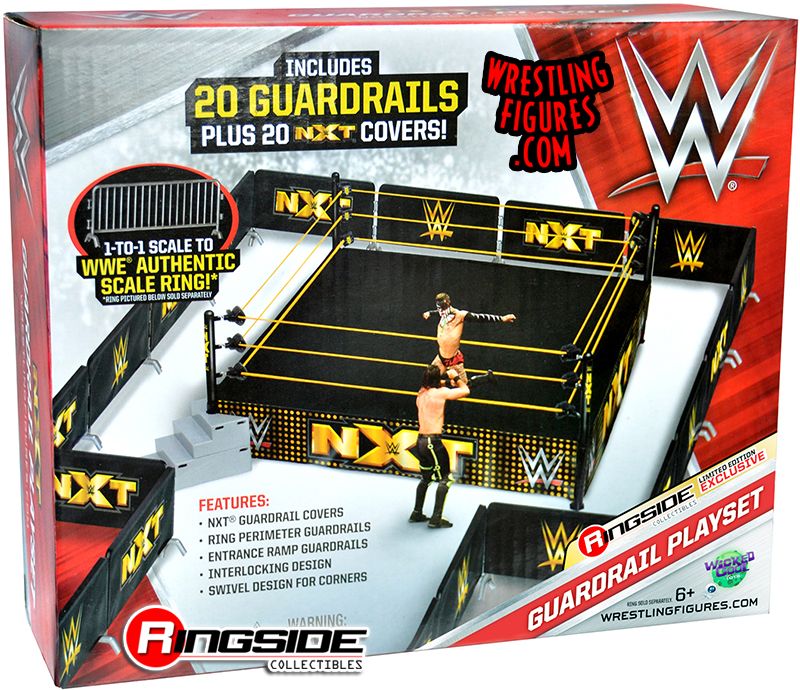 2016 WWE Wicked Cool Toys Authentic Scale Wrestling Rings & Playsets: NXT Guardrail Playset [Exclusive]