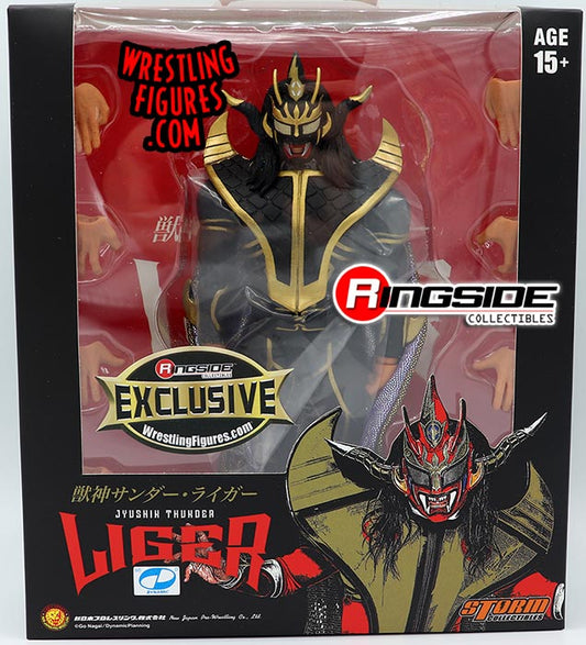 2020 NJPW Storm Collectibles Jyushin Thunder Liger ["Black & Gold" Edition, Exclusive]