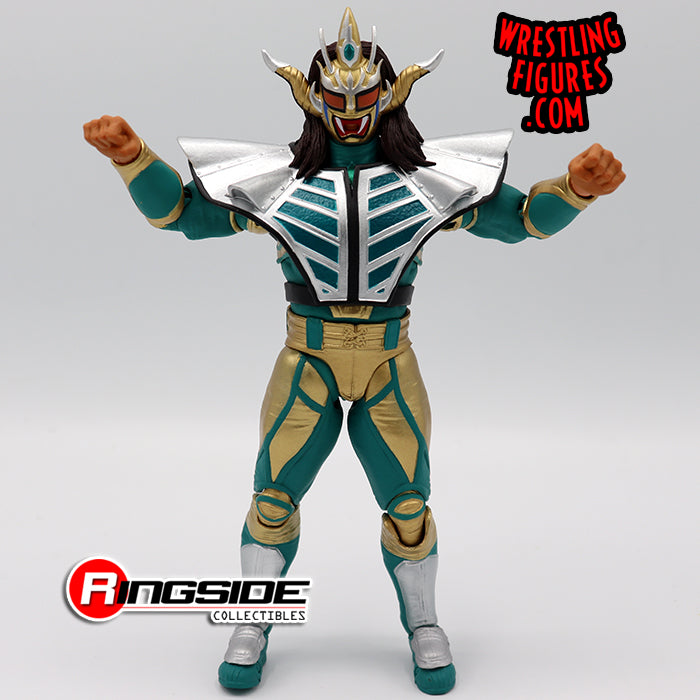 2021 NJPW Storm Collectibles Jyushin Thunder Liger ["Green" Edition, Exclusive]