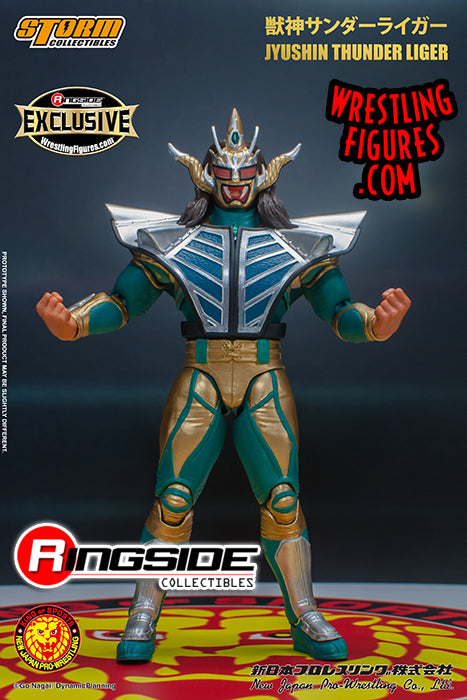 2021 NJPW Storm Collectibles Jyushin Thunder Liger ["Green" Edition, Exclusive]