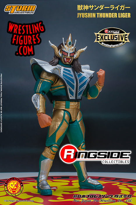 2021 NJPW Storm Collectibles Jyushin Thunder Liger ["Green" Edition, Exclusive]