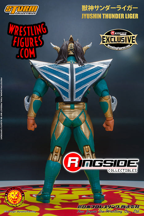 2021 NJPW Storm Collectibles Jyushin Thunder Liger ["Green" Edition, Exclusive]