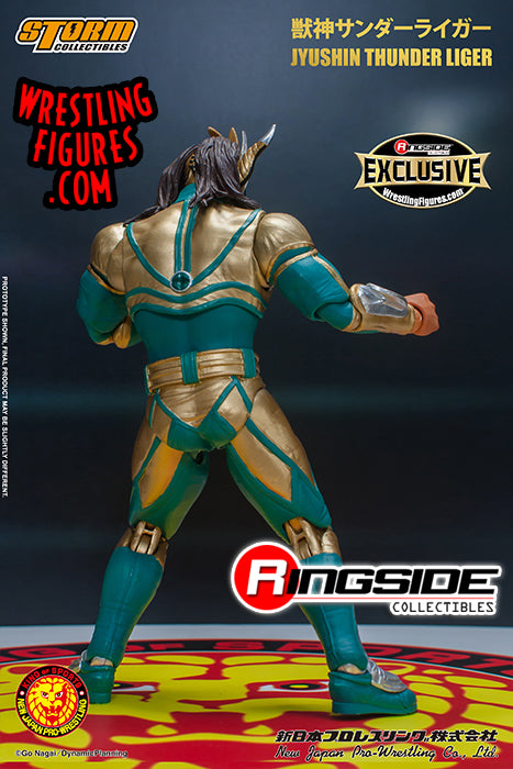 2021 NJPW Storm Collectibles Jyushin Thunder Liger ["Green" Edition, Exclusive]