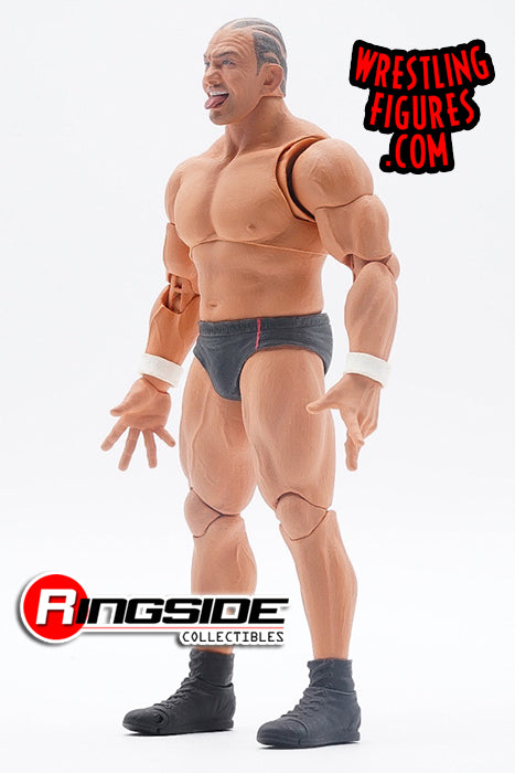 2023 NJPW Storm Collectibles Ringside Exclusive Minoru Suzuki [With Black Trunks]