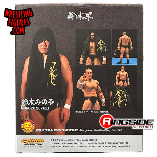 2023 NJPW Storm Collectibles Ringside Exclusive Minoru Suzuki Chase [With White Trunks]