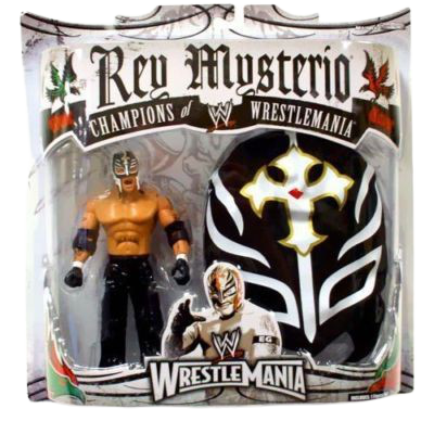 2007 WWE Jakks Pacific Ruthless Aggression Champions of WrestleMania Rey Mysterio [With Black Pants]