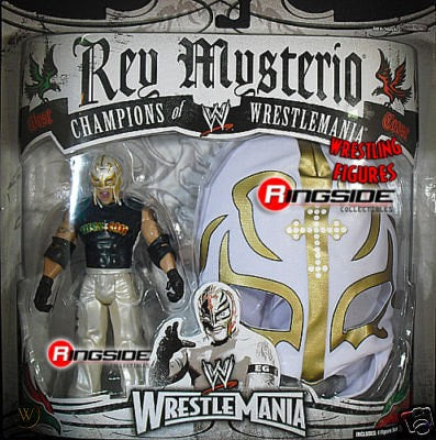 2007 WWE Jakks Pacific Ruthless Aggression Champions of WrestleMania Rey Mysterio [With Silver Pants]